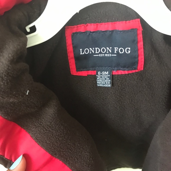 Red London Fog infant coat - Picture 2 of 2